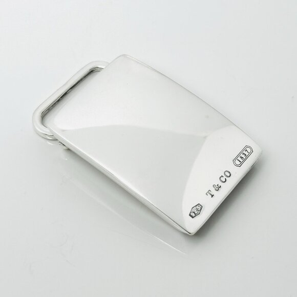 Tiffany & Co 1837 Belt Buckle Sterling Silver Mens Unisex - Picture 2 of 7